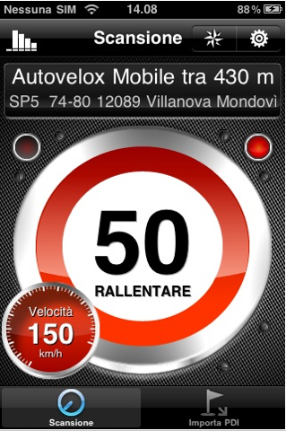 Autovelox Plus: rilevamento degli autovelox, anche con iPhone in standby