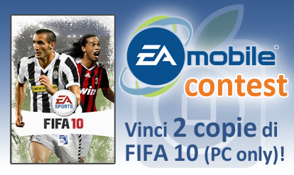 CONTEST: EA Mobile ed iPhoneItalia ti ragalano due copie di “FIFA 10” per Pc! [ULTIME ORE]