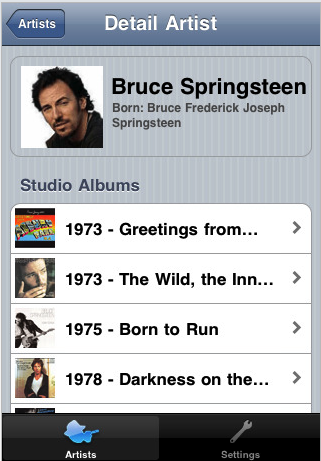 iDiscography: la musica nel palmo della mano