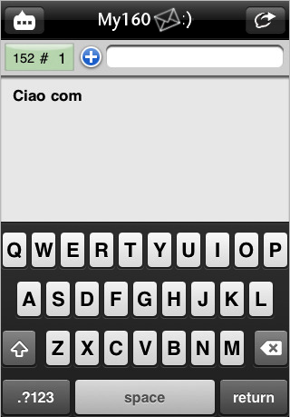 My160: l’applicazione migliore per la scrittura degli SMS su iPhone!