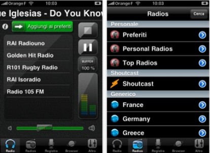 MyRadios: ascolta e registra le radio online