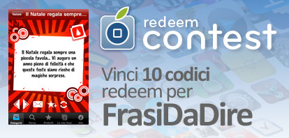 CONTEST: vinci 10 codici redeem per FrasiDaDire [VINCITORI]