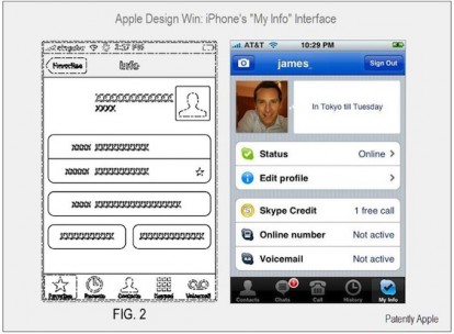 Apple brevetta la schermata “Mie informazioni”
