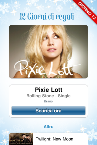 iTunes 12 giorni di regali: il singolo Rolling Stone di Pixie Lott