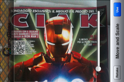 Anche Ciak usa i QR per mostrare contenuti multimediali su iPhone