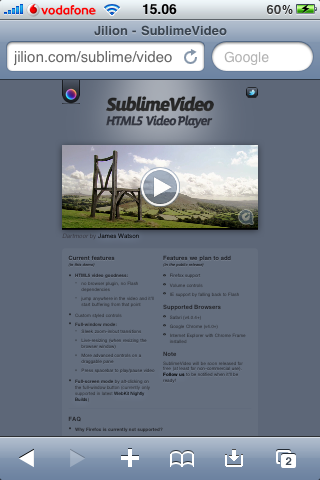 Proviamo insieme l’HTML 5 su iPhone