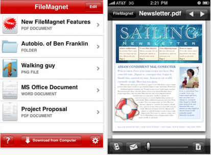 FileMagnet: trasferire i file da computer ad iPhone