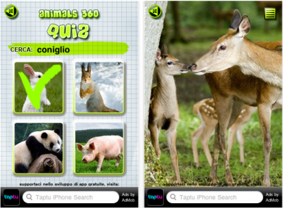 Animals 360: un gioco sugli animali, per piccoli e non