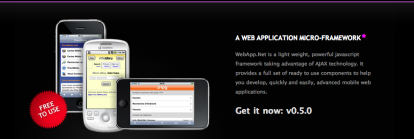 WebApp.Net, framework per applicazioni web su iPhone