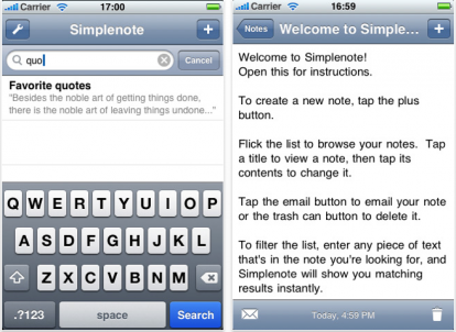 Simplenote, gratis per poche ore!
