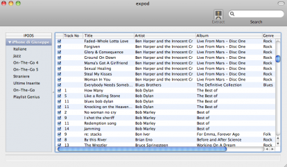 Expod (Mac): trasferisci i brani musicali da iPhone a Mac