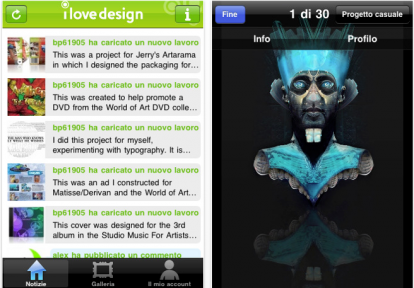 I Love Design: la community degli artisti su iPhone