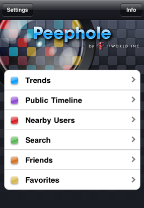 Peephole: sfoglia le gallerie fotografiche di Twitter