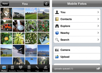 Mobile Fotos (Flickr): visualizza le foto scattate nelle tue vicinanze
