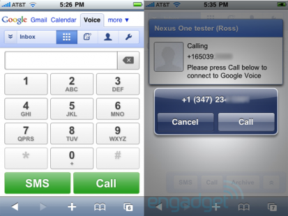 Niente AppStore? Google usa HTML5 per portare Google Voice su iPhone