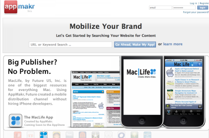 AppMakr: per creare facilmente un’applicazione iPhone da un Feed RSS [AGGIORNATO CON COUPON!]