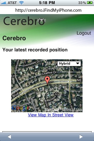 Cerebro (Cydia): per scoprire dove si trova un iPhone