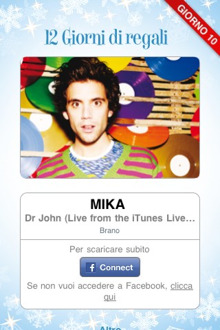 iTunes 12 giorni di regali: Mika, Dr John