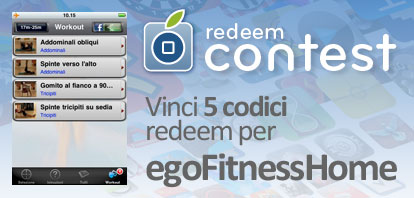 CONTEST: vinci 5 codici redeem per egoFitnessHome [VINCITORI]