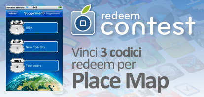 CONTEST: vinci 3 codici redeem per Place Map [VINCITORI]