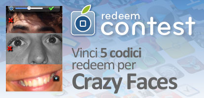 CONTEST: vinci 5 codici redeem per Crazy Faces [VINCITORI]