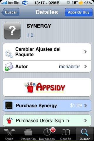 Synergy (Cydia): orologio digitale per la LockScreen