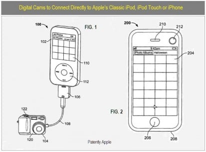 Brevetto: collegare una fotocamera digitale all’iPhone