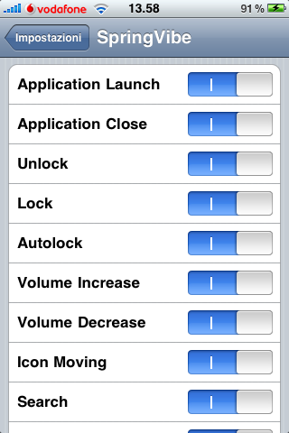 SpringVibe: gestione avanzata della vibrazione dell’iPhone