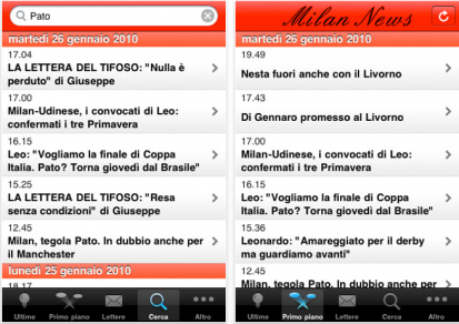 MilanNews.it: l’applicazione ufficiale su AppStore