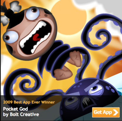 BestAppEver: la migliore applicazione del 2009 è Pocket God