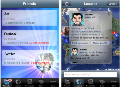 Zed: un nuovo social network su iPhone