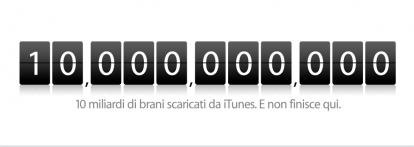 10 miliardi di brani scaricati su iTunes, questa volta per davvero!