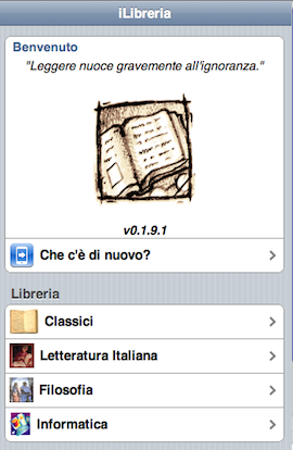 Libreria: una webapp opensource per leggere su iPhone