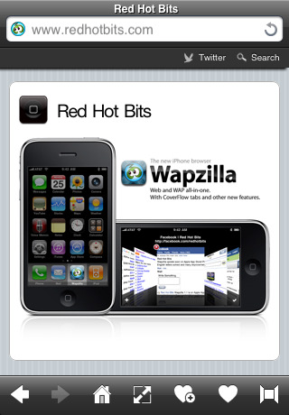 Wapzilla: un nuovo browser con supporto WAP