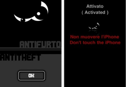 Antifurto: don’t touch my iPhone!