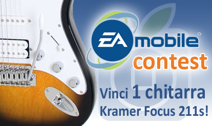 CONTEST: EA Mobile e iPhoneItalia ti regalano una chitarra Kramer Focus 211S! [VINCITORE]