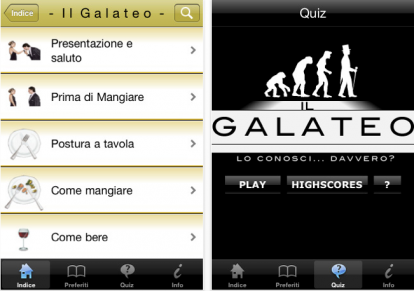 Galateo a tavola scontato del 50%