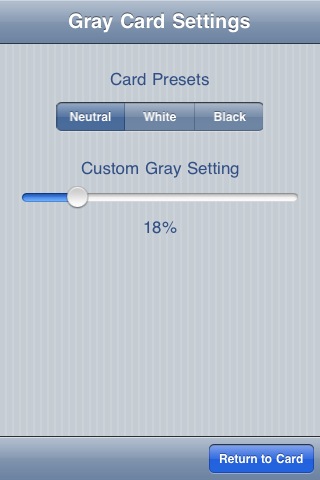 iGrayCards: un’applicazione per la fotografia