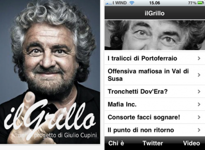 ilGrillo: l’applicazione, non ufficiale, dedicata al blog di Beppe Grillo