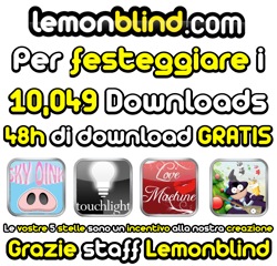 Lemon Blind offre gratuitamente le sue applicazioni, ma solo per 48 ore!