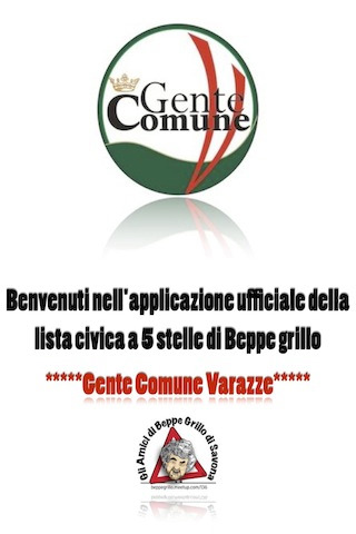 Gente Comune Varazze: l’applicazione ufficiale della lista civica di Beppe Grillo