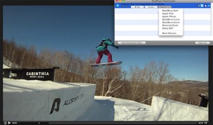 RealPlayer Beta SP (Mac) ora converte i video per iPhone