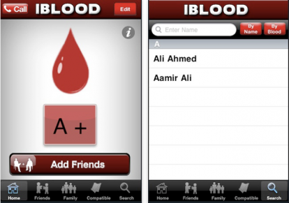 iBlood Group [GRATIS]: per avere su iPhone le informazioni sul gruppo sanguigno