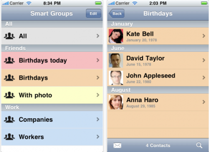 Smart Groups: l’applicazione per creare gruppi di contatti su iPhone