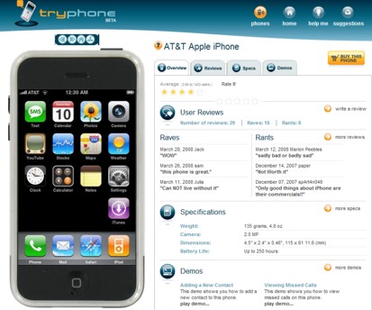 TryPhone: provare l’iPhone virtualmente prima dell’acquisto