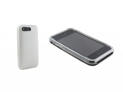 Crystal Case per iPhone con lente per la fotocamera