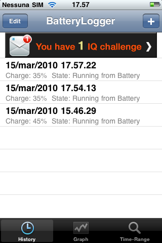 BatteryLogger (Cydia): informazioni sulla batteria dell’iPhone