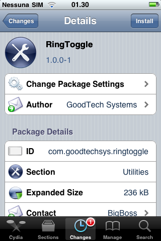 RingToggle (Cydia): il tool per gli iPhone con il tasto vibrazione rotto