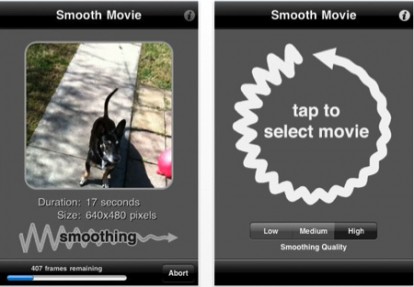 Smooth Movies: stabilizzazione video su iPhone 3GS