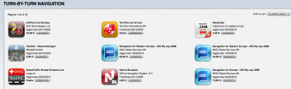 AppStore: ecco le sezione dedicata ai navigatori satellitari